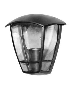 Ndricues i jashtem SELENE 1xE27, IP44, 16.5 cm, alumin/xham, ngj. Zezë