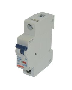 Automat magneto-termik GEWISS, 1M, C, 40A, 6kA
