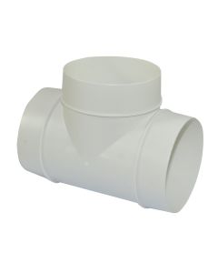 Bashkues T PVC Ø100 mm