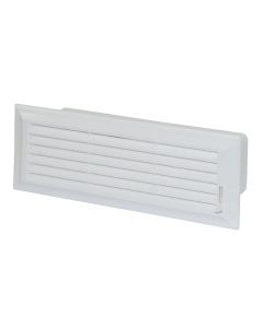 Grila ajrimi drejtkëndëshe PVC 60 x 204 mm