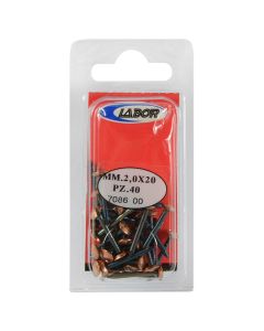Thumba 2.0X20mm  40cope, koke bakërr