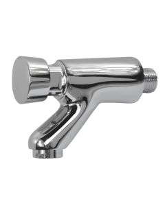 Rubinet bronzi I kromuar me buton, 10 cm