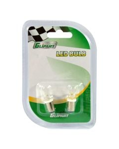 Llambë makine Glipart, 12V, T4W, 1xLED, e bardhë, 2 pc/pako