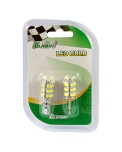 Llambë makine Glipart, 12V, W5W28-SMD-LED e bardhë CANBUS 2 pc/pako