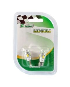 Llambë makine Glipart, 12V, W5W  6-SMD-LED e bardhë CANBUS 2 pc/pako