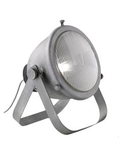 Ndriçues tavoline Bo Brilliant, 1xE27, 60W, 32x23 cm, ngjyrë gri, alumin, IP20