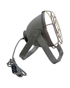 Ndriçues tavoline Bo Brilliant, 1xE27, 60W, 32x26x23 cm, ngjyrë gri, metal, IP20
