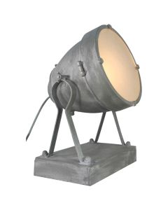 Ndriçues tavoline Fenna Brilliant, 1xE27, 60W, 34x25 cm, ngjyrë gri, alumin, IP20