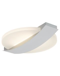 Ndricues Pllafon Solution Brilliant, 21 W LED, 2100 lm, 3000K, 36.5x29x6.5 cm, metal/plastik, ngjyrë të bardhë, IP20