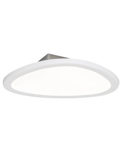 Ndricues Pllafon Stone Brilliant, 30 W LED, 2200 lm, 2700K-6200k, 38x31x5 cm, metal/plastik, ngjyrë të bardhë, IP20, me telekomandë