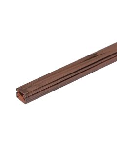 Kanalinë plastike, 15x10x2000 mm, kafe
