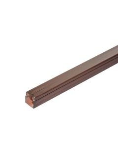 PVC trunking 16x16x2000 mm, Coffee