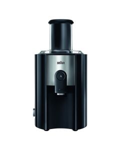 Shtrydhëse frutash Braun J 500, 900 W, 1.25 lt, 2 shpejtësi, ngjyrë të zezë