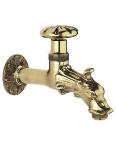 Rubinet me punim Artistik me dekor te derdhur ne Bronz, 1/2" M, me rozete
