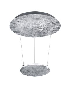 Ndricues I varur 'Zenit' SMD LED, 19 W, 1700 lm, 3000 K, Ø36xH50 cm, metal/plastik, ngjyrë argjendi, IP20