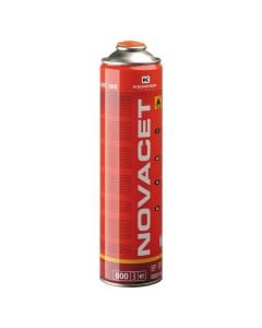 Bombul gazi, filetimi 7/16, Novatec 600ml, me valvul sigurie, me një përzjerie të veçantë gazi për një performancë më të lartë