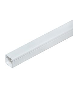 PVC trunking, with climbing, 16x16x2000 mm, white