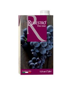Verë, kuqe, Rubestro, 11% alkool, 1 lt