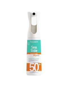 Body spray with sun protective factor, with a dry formula for wet skin, Frezy Derm Sea Side 50+