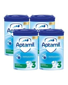 Formule qumeshti per bebe, Aptamil 3, 800 gr, 1 cope