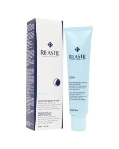 Maskë fytyre hidratuese, për lëkurë normale, Rilastil Aqua