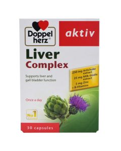 Nutritional supplement that affects the well-being of the liver, DoppelHerz Liver Complex