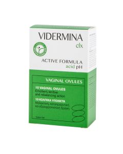 Vaginal ovules, VIDERMINAclx Intima, with acidic pH