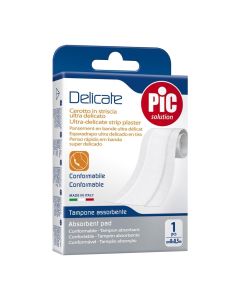 Delicate Strip Plaster, Pic Solution, Comfortable Hypoallergenic, 1 Pcs 8 Cm X 1 M.