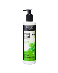 Organic Mint And Lemongrass , Fresh Shower Gel.