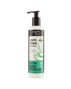 Organic Aloe And Minerals, Thermal Spring Moisturizing, Spa Shower Gel.