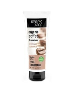 Exfoliating face mask, with coffee and Schisandra berries, Organic Shop, 75 ml
