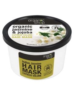 Express volume hair mask, Indian Jasmine & Jojoba, Organic Shop, 250 ml