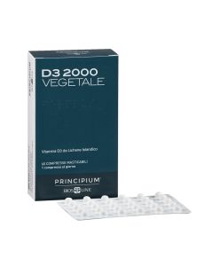 Nutritional supplement for bone maintenance, with vitamin D3, Principium D3 2000 iu.