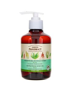 Facial cleanser, Green Pharmacy, for dry and sensitive skin