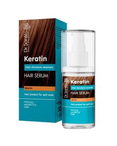 Hair serum, with keratin, arginine and collagen, Dr. Santé