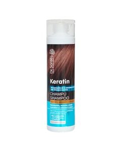 Shampoo for hair, with keratin, arginine and collagen, Dr. Santé
