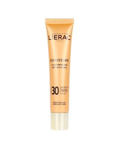 Krem i lëngshëm mbrojtës ndaj diellit, me efekt hidratues, anti-rrudhë dhe kundër njollave kafe, Lierac Sunissime SPF 30