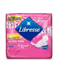 Peceta higjenike, Libresse, Freshness & Protection Ultra+, 10 cope