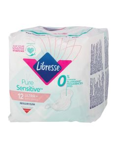 Peceta higjenike, Libresse, Pure sensitive ultra +, mujore, 12 cope