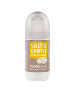 KRIPË E TOKËS - DEODORANT NATYROR ROLL-ON 75ml - RIMBIKUESHËM - ABER & DRU SANDALI