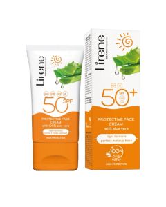 FACE SUN PROTECTION WITH ALOE SPF 50   50 ML